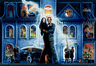 The Addams Family - Arcade - Marquee (World) - 1000x692