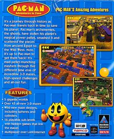 Pac-Man: Adventures in Time - Box - Back (North America) - 658x800
