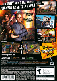 Tony Hawk's Underground 2 - Box - Back (North America) - 1500x2116