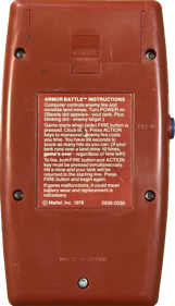 Armor Battle - Cart - Back (North America) - 811x1414