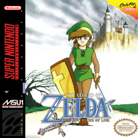 Zelda II: The Adventure of Link - Fanart - Box - Front (North America) - 1418x1418