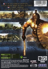 Spartan: Total Warrior - Box - Back (Europe) - 480x680