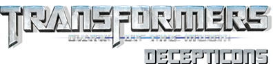 Transformers: Dark of the Moon: Decepticons - Clear Logo (World) - 396x93