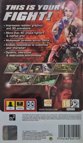 Tekken 6 - Box - Back (United Kingdom) - 1092x1868