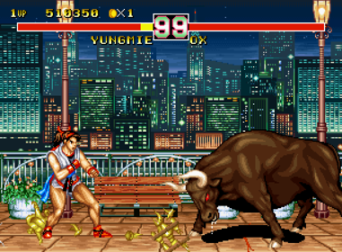 Fighter's History Dynamite - Screenshot - Gameplay (Japan) - 608x448
