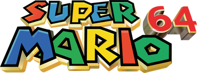 Super Mario 64 - Clear Logo (World) - 2712x1005