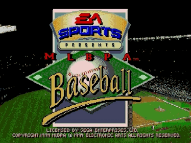 MLBPA Baseball - Screenshot - Game Title (North America) - 640x480