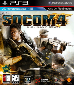 SOCOM 4: U.S. Navy SEALs - Box - Front (Korea) - 750x860