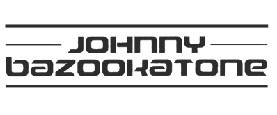Johnny Bazookatone - Clear Logo (Europe) - 600x250