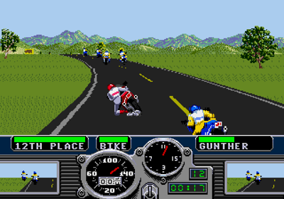 Road Rash - Screenshot - Gameplay (World) - 640x448