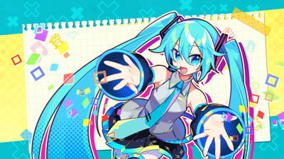 Hatsune Miku: Logic Paint S+ - Fanart - Background (World) - 1920x1080