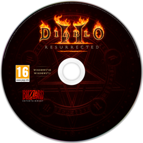 Diablo II: Resurrected - Fanart - Disc (Europe) - 1406x1406