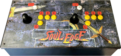 Soul Edge Ver. II - Arcade - Control Panel (United States) - 1875x873