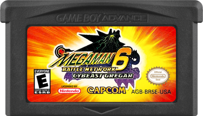 Mega Man Battle Network 6: Cybeast Gregar - Cart - Front (North America) - 1000x574