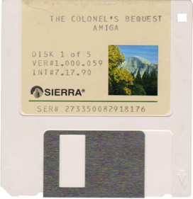 The Colonel's Bequest: A Laura Bow Mystery - Disc (North America) - 798x823