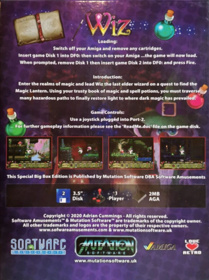 Wiz: Quest for the Magic Lantern - Box - Back (World) - 741x994