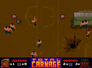 Total Carnage - Screenshot - Gameplay (Europe) - 304x227