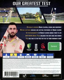 Ashes Cricket - Box - Back (Oceania) - 644x800