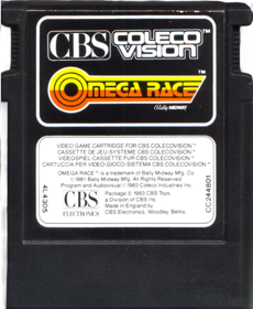 Omega Race - Cart - Front (Europe) - 554x675