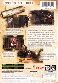 The Da Vinci Code - Box - Back (Europe) - 564x800