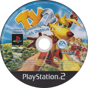 Ty the Tasmanian Tiger 2: Bush Rescue - Disc (Europe) - 733x732
