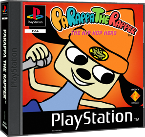 PaRappa the Rapper - Box - 3D (Europe) - 1409x1330