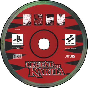 Kartia: The Word of Fate - Disc (Europe) - 1000x1000