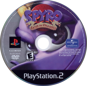 Spyro: Enter the Dragonfly - Disc (North America) - 767x760