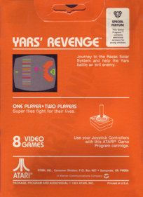Yars' Revenge - Box - Back (North America) - 600x826