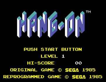 Hang On - Screenshot - Game Title (Japan) - 496x384
