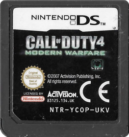 Call of Duty 4: Modern Warfare - Cart - Front (United Kingdom) - 751x800