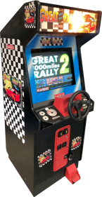Great 1000 Miles Rally 2 USA - Arcade - Cabinet (United States) - 1291x2500