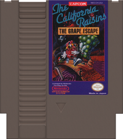 The California Raisins: The Grape Escape - Cart - Front (World) - 444x500