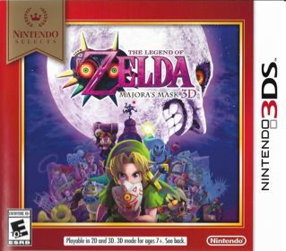 The Legend of Zelda: Majora's Mask 3D - Box - Front (North America) - 910x800