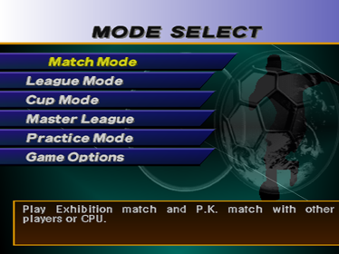 Pro Evolution Soccer - Screenshot - Game Select (Europe) - 640x480