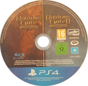 Baldur's Gate and Baldur's Gate II: Enhanced Editions - Disc (World) - 759x740