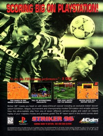 Striker 96 - Advertisement Flyer - Front (North America) - 2000x2650