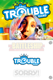 4 Game Pack!: Battleship/Connect Four/Sorry!/Trouble - Screenshot - Game Title (North America) - 256x384