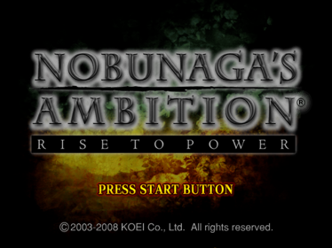 Nobunaga's Ambition: Rise to Power - Screenshot - Game Title (United States) - 2667x2000