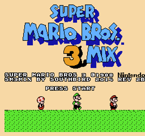 Super Mario Bros. 3mix - Screenshot - Game Title (World) - 256x240