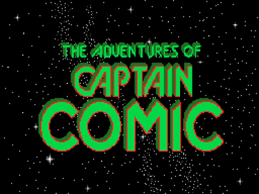 The Adventures of Captain Comic - Screenshot - Game Title (Europe) - 512x384