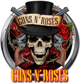 Guns N' Roses (Data East) - Fanart - Cart - Front (World) - 885x920