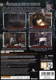 Sherlock Holmes vs. Jack the Ripper - Box - Back (Germany) - 600x853