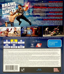 WWE 2K Battlegrounds - Box - Back (Australia) - 1112x1270