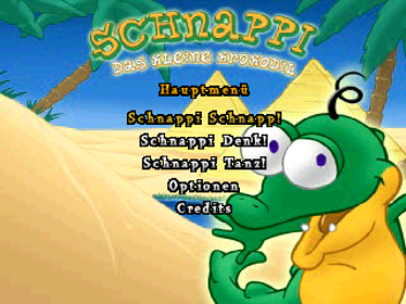 Schnappi: Das kleine Krokodil: 3 Fun-Games - Screenshot - Game Title (Germany) - 640x480