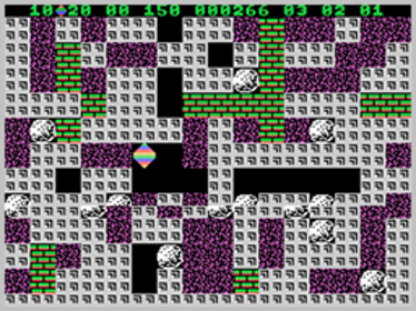 Boulder Dash - Screenshot - Gameplay (North America) - 256x192