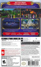Dragon Quest I & II HD-2D Remake - Box - Back (United States) - 1173x1894
