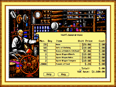 The Oregon Trail Deluxe - Screenshot - Gameplay (North America) - 640x481