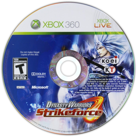Dynasty Warriors: Strikeforce - Disc (North America) - 937x937
