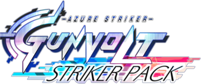 Armed Blue Gunvolt Striker Pack - Clear Logo (World) - 825x345